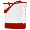 Clear/Red Tote By Toppers