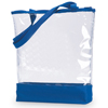 Clear/Royal Tote By Toppers