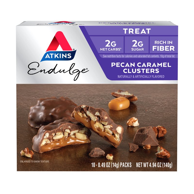 Atkins Endulge Peanut Caramel Cluster 180 Bars Case Pack