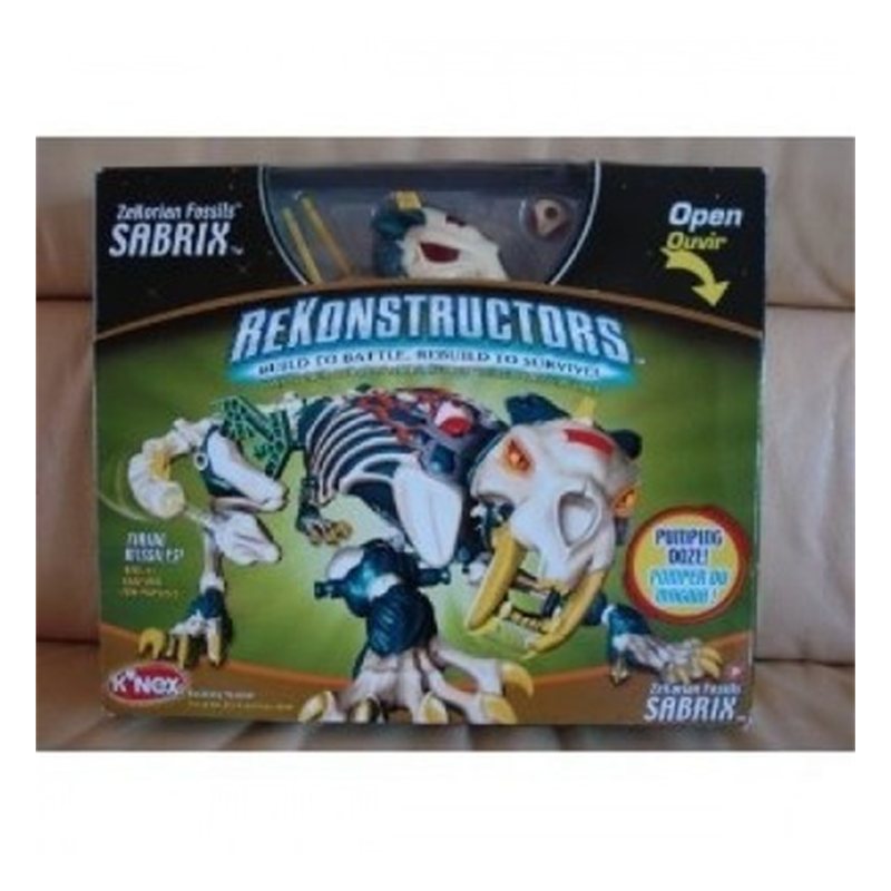 Knex Rekonstructors Zekorian Fossils Sabrix Building Toy