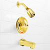 Delta Classic Scald-Guard Tub/Shower Faucet, in Polished Brass Finish