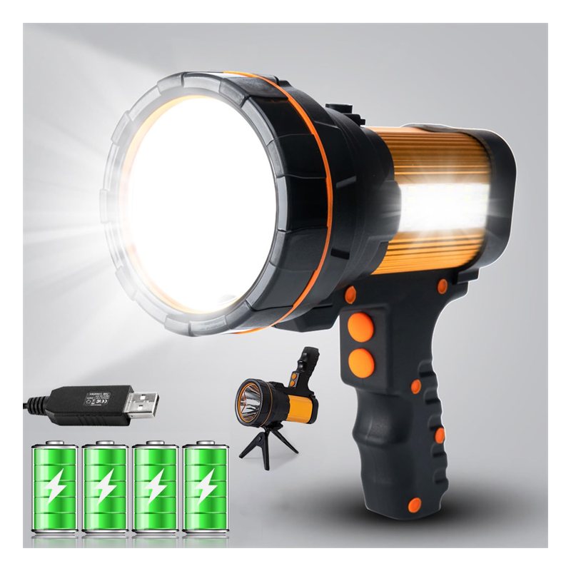 Electra 1 Million Candle Power Cordless Rech. Halogen Spotlight