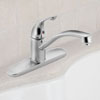 Delta Brilliance Finish Single Handle Kitchen Faucet