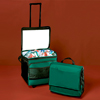 Forest/Black Cooler Bag On Wheels By Toppers