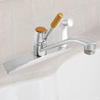 Peerless Single Lever Handle Kitchen Faucet with Spray, Chrome Finish