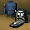 Navy Picnic Cooler Backpack By Toppers