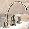 Delta Select (Brizo) Two-Handle Kitchen Faucet with Sprayer, in Brilliance Polished Nickel Traditional Finish