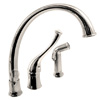 Delta Select (Brizo) Single-Handle Contemporary Kitchen Faucet with Sprayer, in Brilliance Polished Nickel Finish