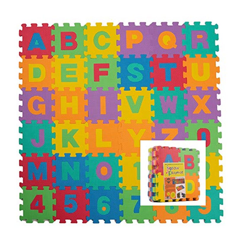 Foam Time Alphabet And Number Foam Mat And Soft Building Blocks