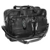 Black Simsbury Leather Brief Bag by Toppers