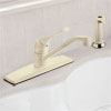 Peerless Single Handle Kitchen Faucet, Almond Finish