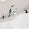 Peerless Single Handle Kitchen Faucet with Spray, Chrome Finish