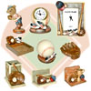 9 Piece Baseball Desk Organizer Set