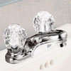 Peerless Washerless Double Handle Lavatory Faucet Chrome Finish