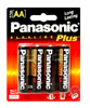 Panasonic 4PK AA Alkaline Plus Batteries
