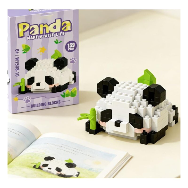 Animal Sculptured Panda Bear Decorative Candle 3 Piece Case Pack
