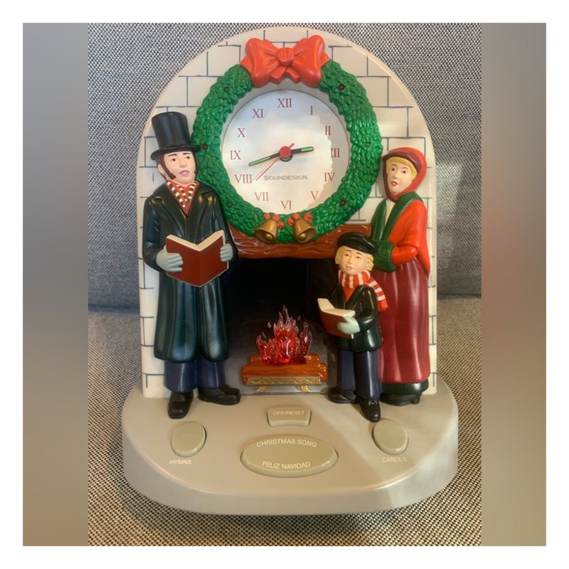 Soundesign Musical Christmas Carol Clock