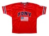 New York Fire Department Football Jersey Red
