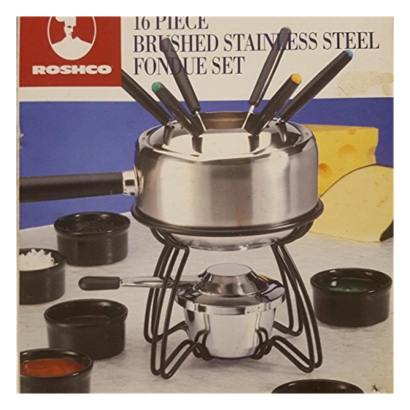 Roshco Stainless Steel Fondue Set