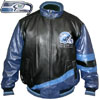 Seattle Seahawks Genuine Leather Jacket, by G-III