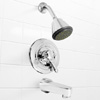 Delta Classic Scald-Guard Tub/Shower Faucet, in Chrome Finish