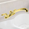 Delta Classic Two-handle Kitchen Faucet, in Polished Brass Finish