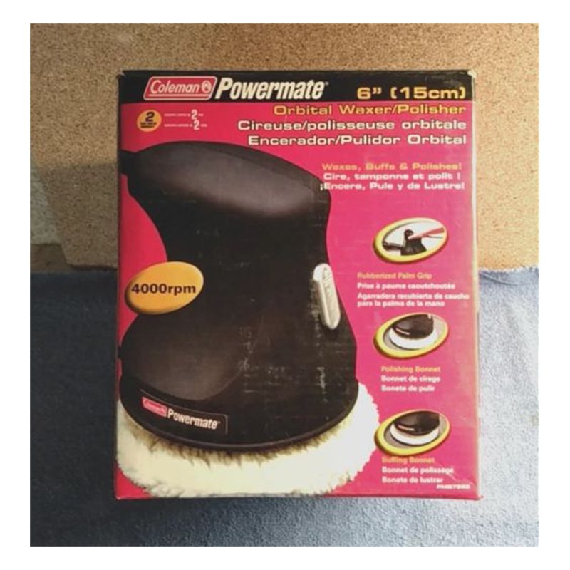 Coleman Powermate 6 Inch(15cm) Orbital Waxer/Polisher