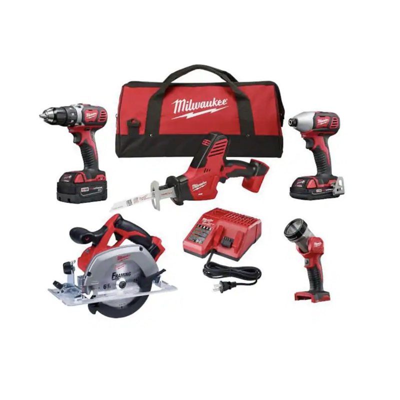 Coleman Cordless Drill Flashlight Kit 18 Volt With Carry Bag