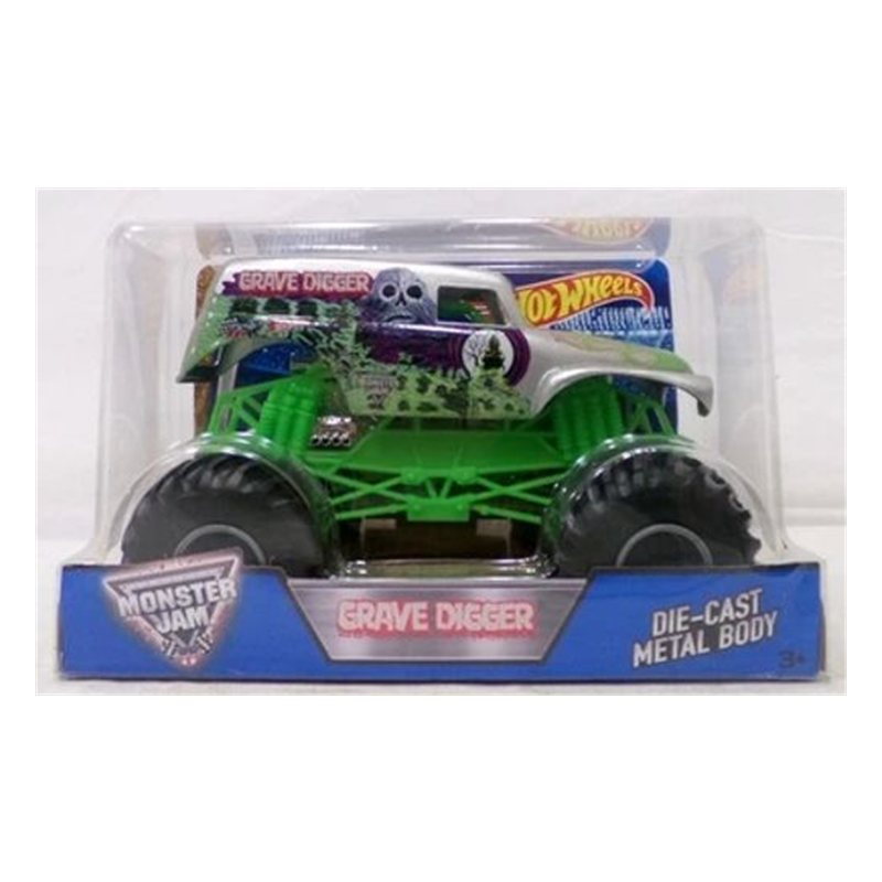 Hotwheels Motorized Monster Jam Grave Digger Truck