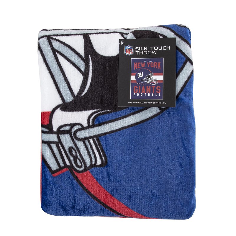New York Giants Sweatshirt Blanket/Throw 58 Inches X 78 Inches
