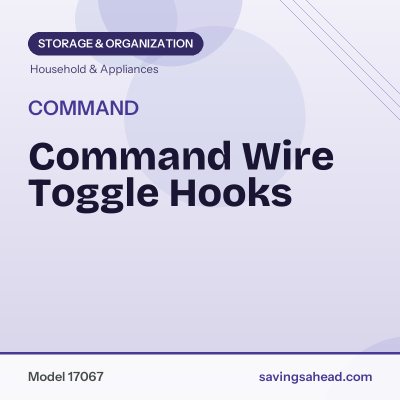 Command Wire Toggle Hooks