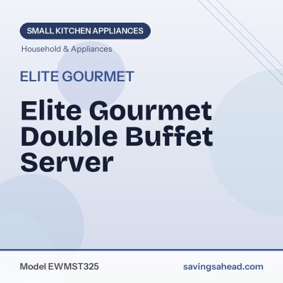 Elite Gourmet Double Buffet Server