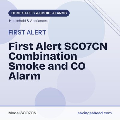 First Alert SCO7CN Combination Smoke and CO Alarm