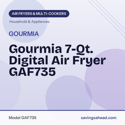 Gourmia 7-Qt. Digital Air Fryer GAF735