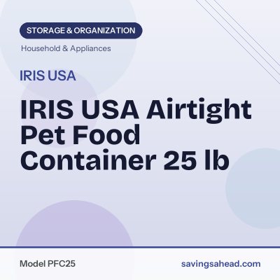 IRIS USA Airtight Pet Food Container 25 lb