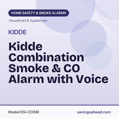 Kidde Combination Smoke & CO Alarm with Voice