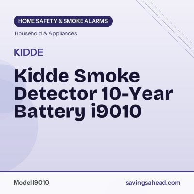 Kidde Smoke Detector 10-Year Battery i9010