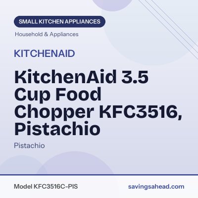 KitchenAid 3.5 Cup Food Chopper KFC3516, Pistachio
