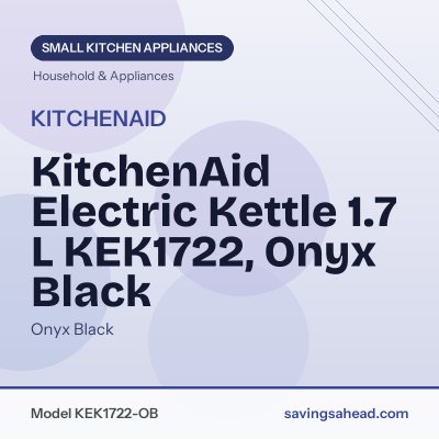 KitchenAid Electric Kettle 1.7 L KEK1722, Onyx Black