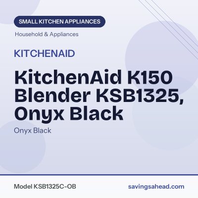 KitchenAid K150 Blender KSB1325, Onyx Black