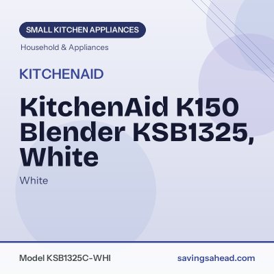 KitchenAid K150 Blender KSB1325, White