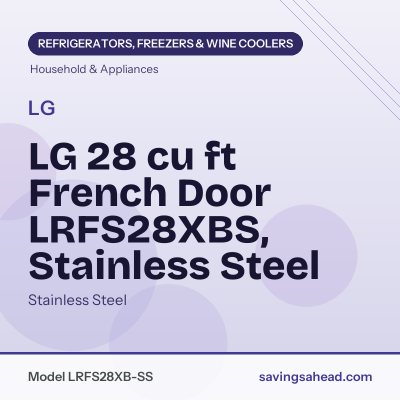 LG 28 cu ft French Door LRFS28XBS, Stainless Steel