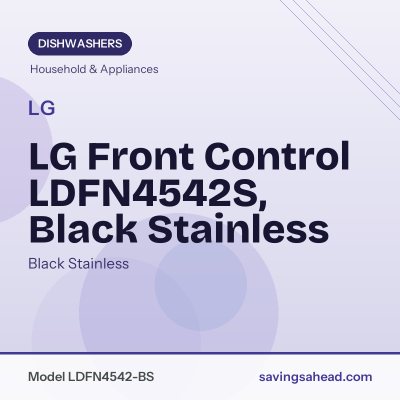 LG Front Control LDFN4542S, Black Stainless