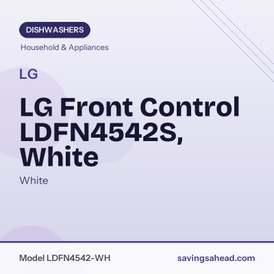 LG Front Control LDFN4542S, White