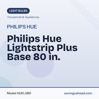 Philips Hue Lightstrip Plus Base 80 in.