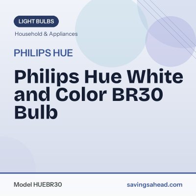 Philips Hue White and Color BR30 Bulb