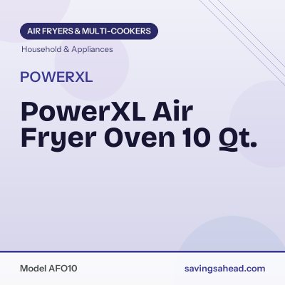 PowerXL Air Fryer Oven 10 Qt.
