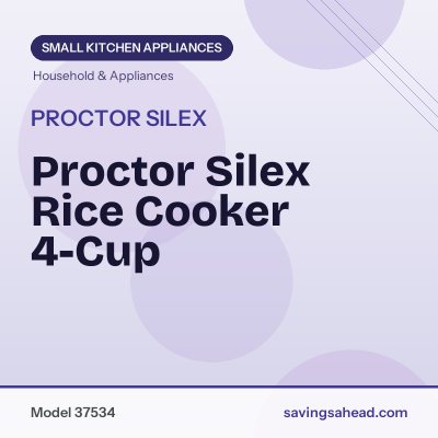 Proctor Silex Rice Cooker 4-Cup