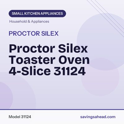 Proctor Silex Toaster Oven 4-Slice 31124