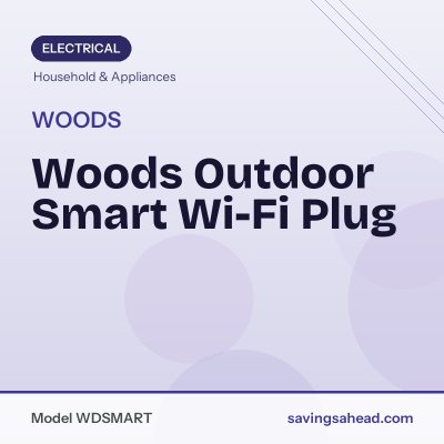 Woods Outdoor Smart Wi-Fi Plug